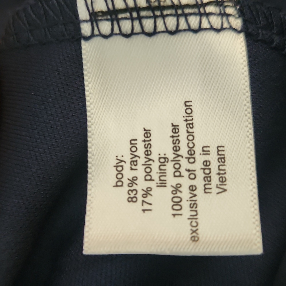 Lane Bryant SZ 18/20 Navy Cold Shoulder Dress - Picture 13 of 14